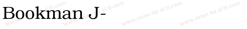 Bookman J字体转换